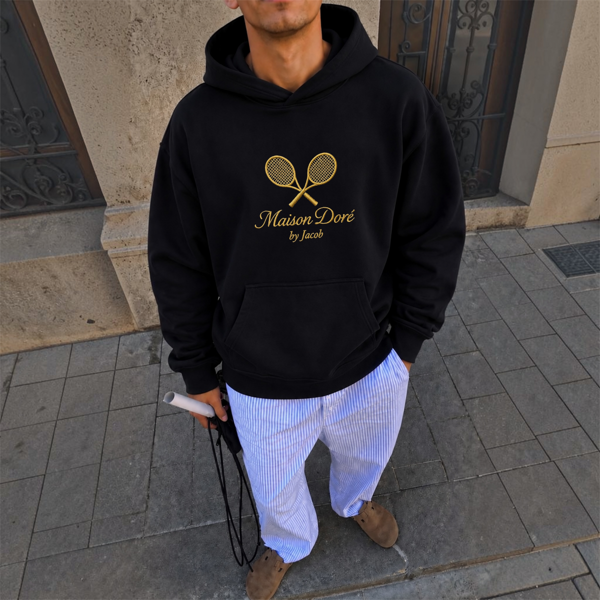 Oversized Black Hoodie
