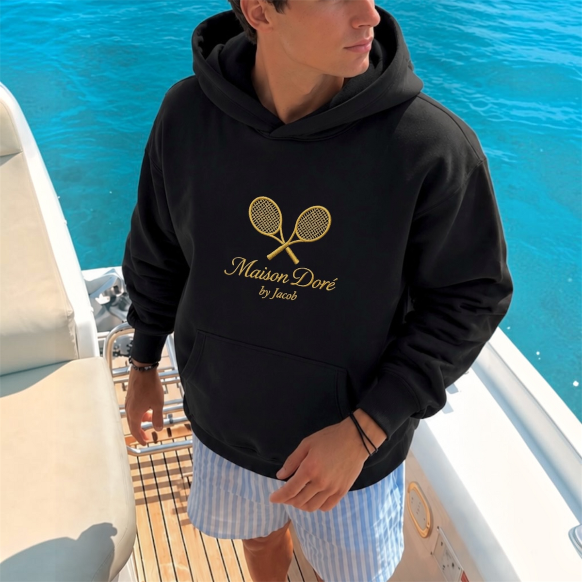 Oversized Black Hoodie