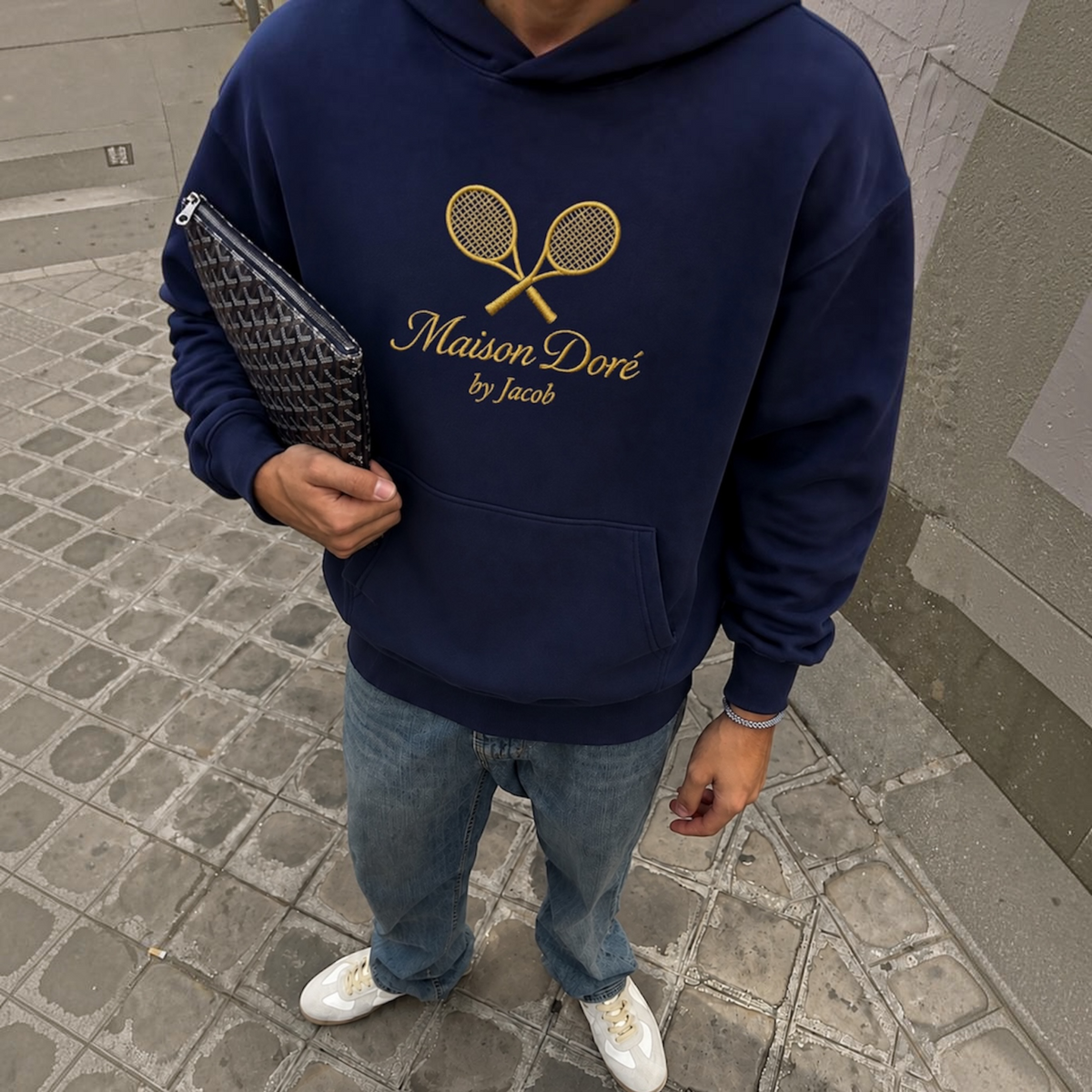 Oversized Navy Hoodie