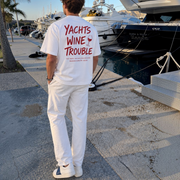 Yachts Wine Trouble T-Shirt